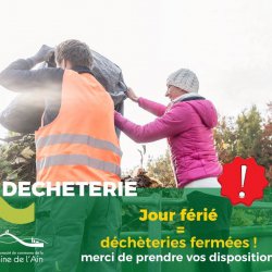 Fermeture des déchèteries